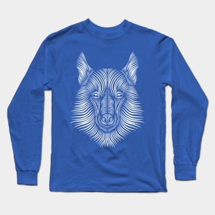 k9 dog silhouette Long Sleeve T-Shirt